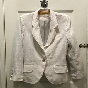 Gibson white linen jacket. Size large.